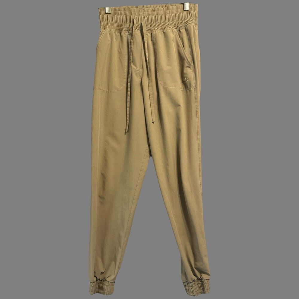 Albion Fit Destination Jogger Pants High Rise Womens Size XS Brown Travel‎